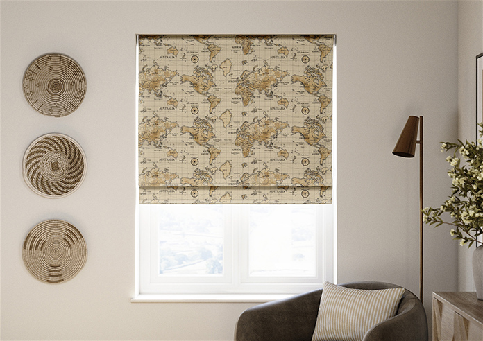 Maps, Multi - Roman Blind - Image 3